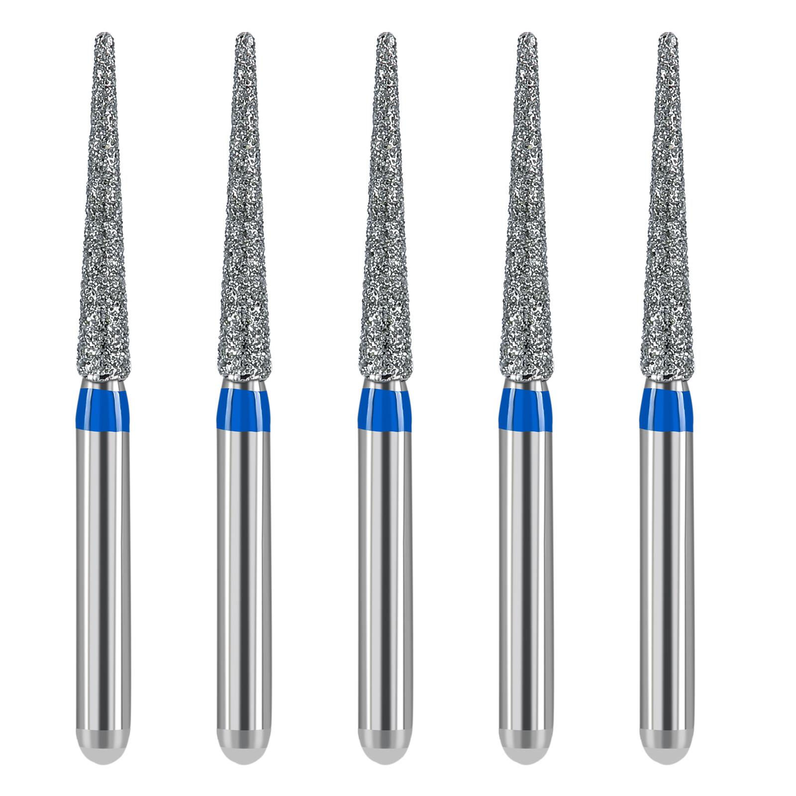 JMU Dental Round End Taper Diamond Burs Medium Grit 850-014M/850-016M