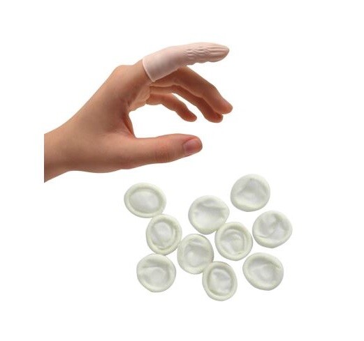 144 pcs Disposable Latex Finger Cots – Size MEDIUM – New In Box – Free Ship