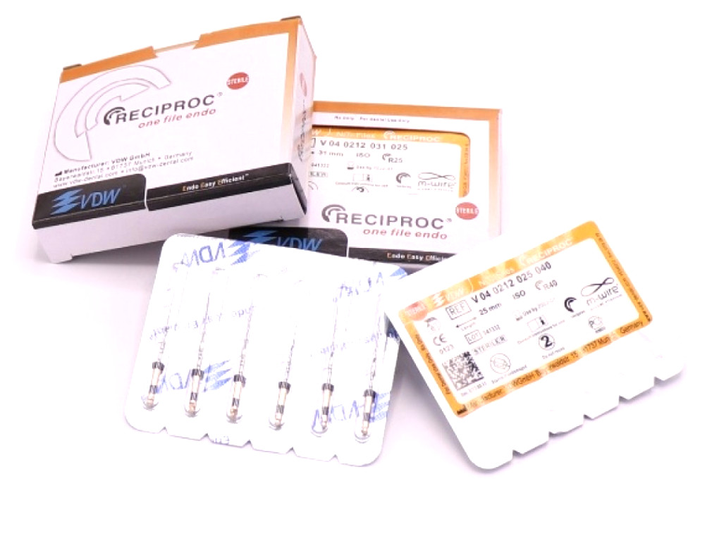 VDW RECIPROC M-Wire Dental Endo NiTi File 6pcs 1set