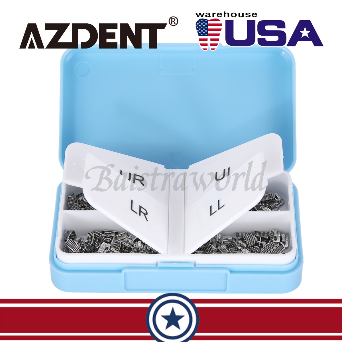AZDENT Ortodoncia Dental 1er 2do tubo molartubo bucal de Roth/ MBT 022/018