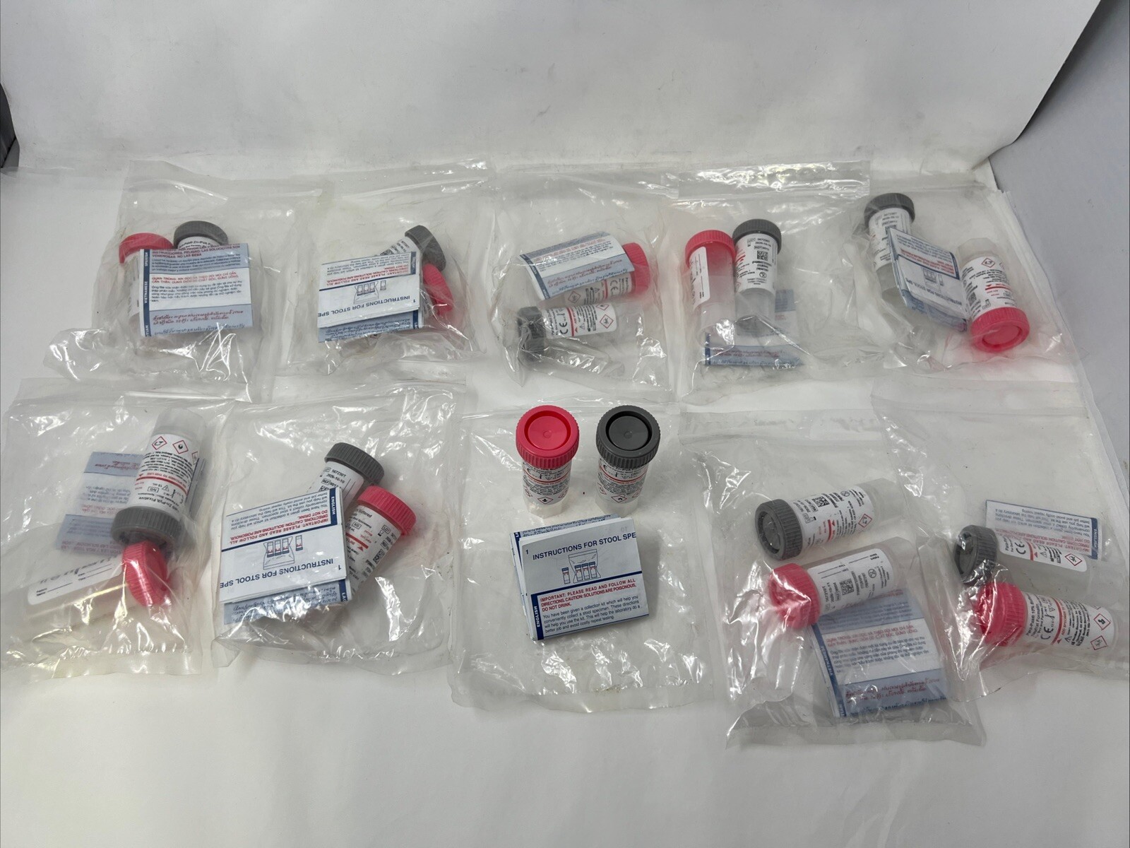 Meridian Diagnostics PARA-PAK ZN-PVA/FORMALIN, PK10 301012, Case of 10