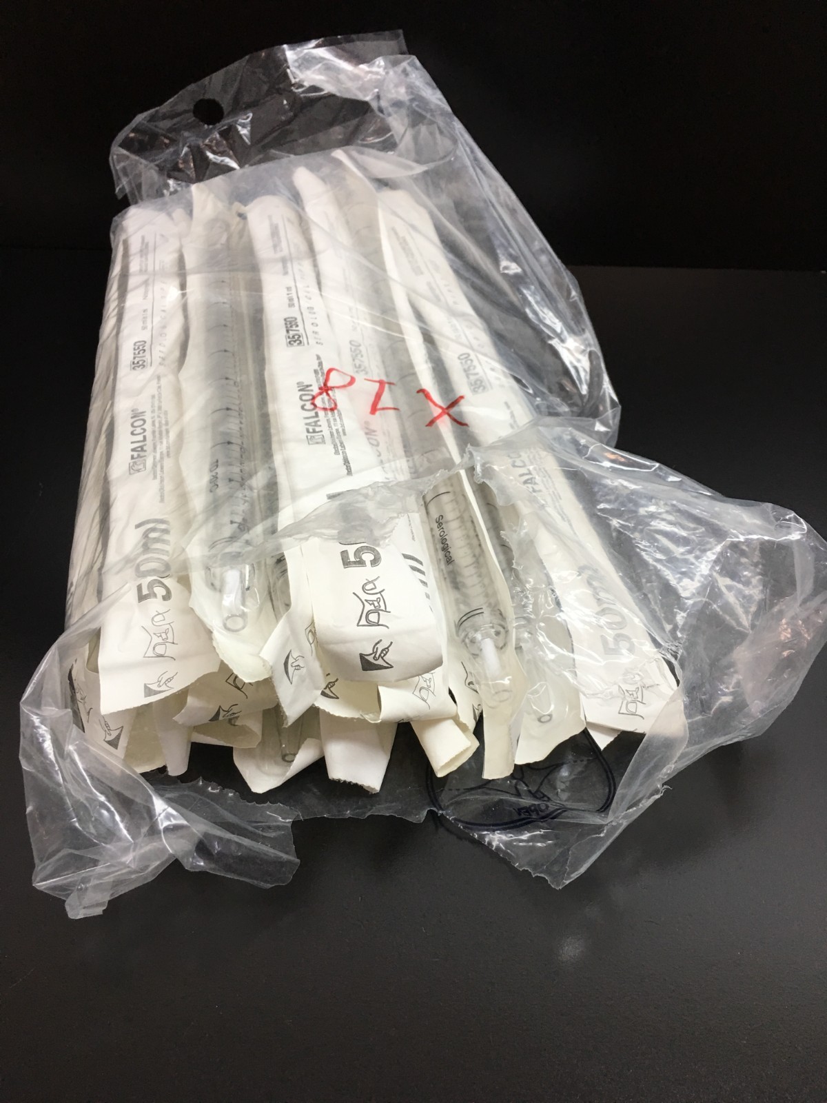 Corning Falcon REF 357550 Serological Pipet 1.0 Increments 50mL Lot 18 PCS