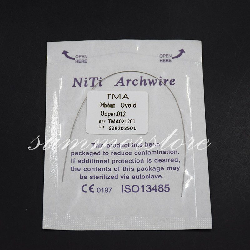 1 Pc Dental Orthodontic Beta Titanium TMA Molybdenum Alloy Round Arch Wire U/L
