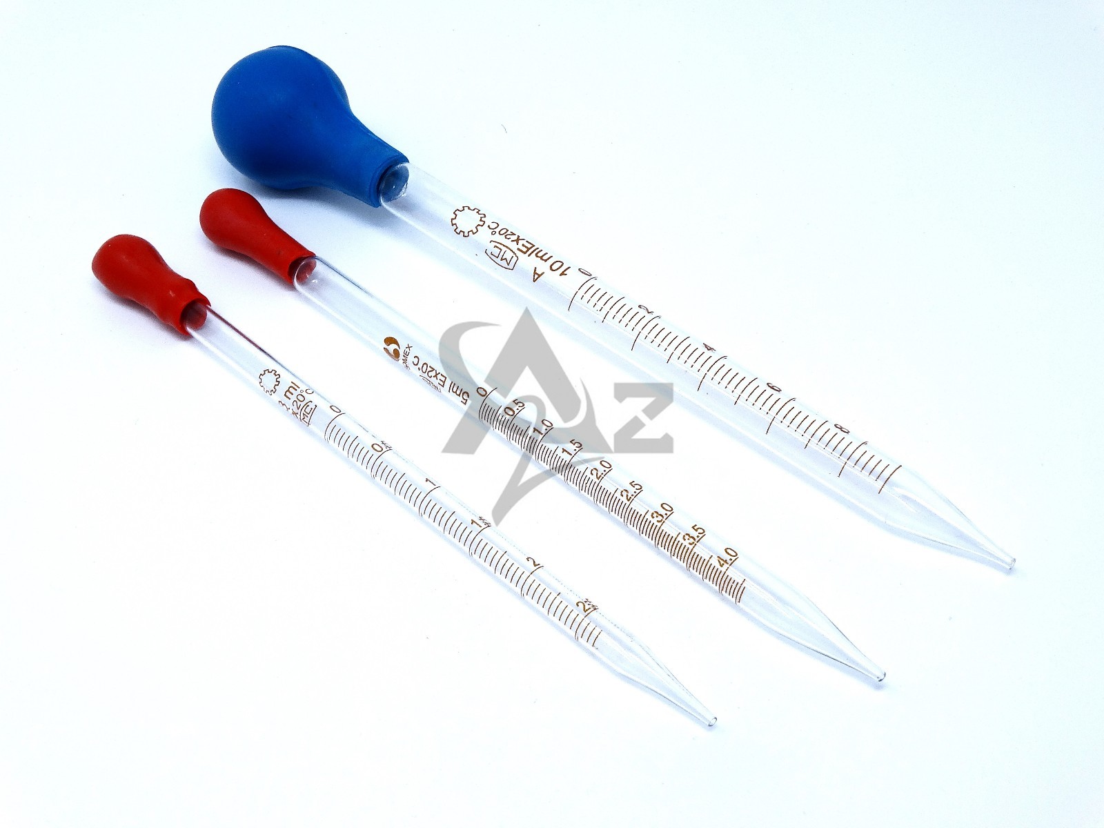 3 Graduated Medicine Glass Droppers 3ml, 5ml, 10ml, Transfer Pipet Pipette 8″