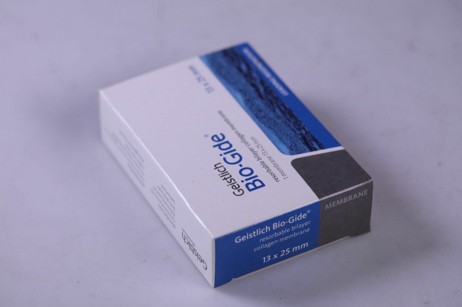Geistlich Bio-Gide Dental Resorbable Bilayer Membrane 13 X 25mm (Free Ship)