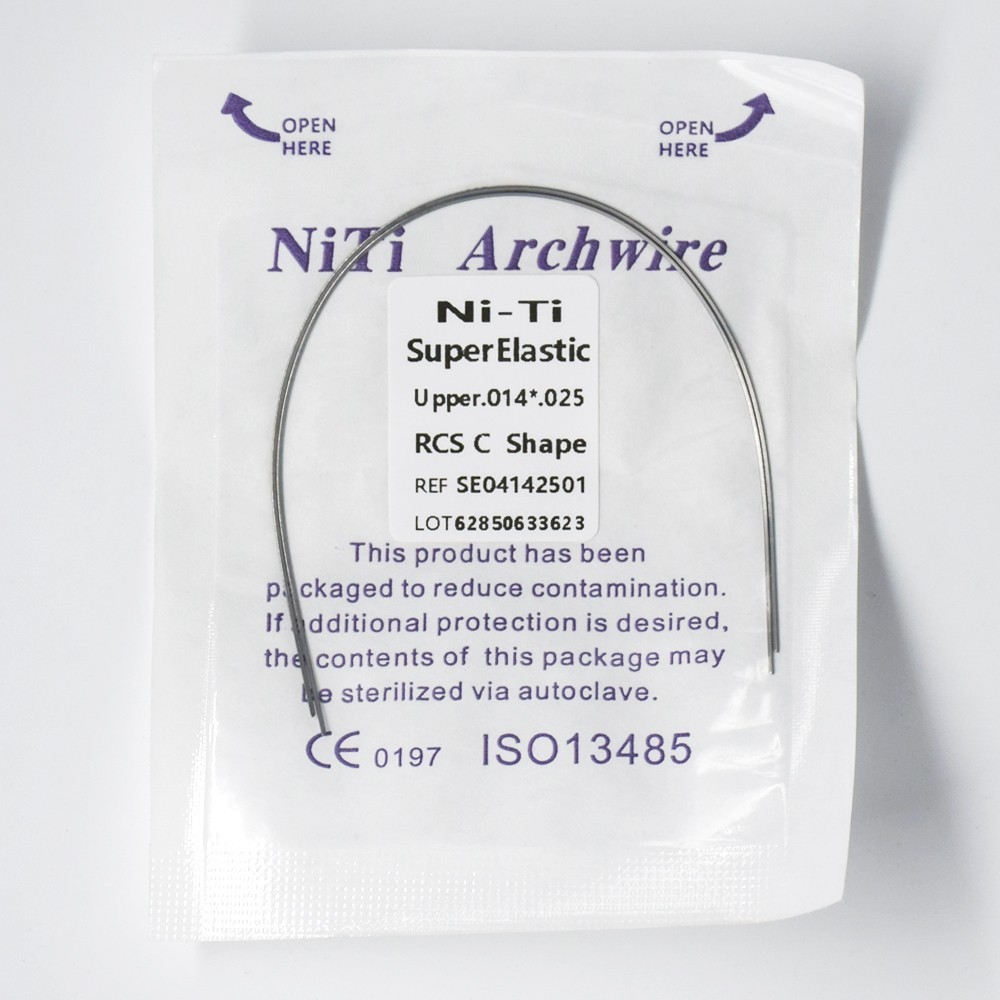 1-100 Pcs Dental Ortho NITI Reverse Curve Arch Wire Rectangular True Upper/Lower