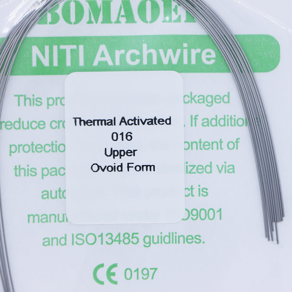 10Pc/pack Dental Orthodontic Arch Wire Ortho Niti Heat Thermal Activated Round