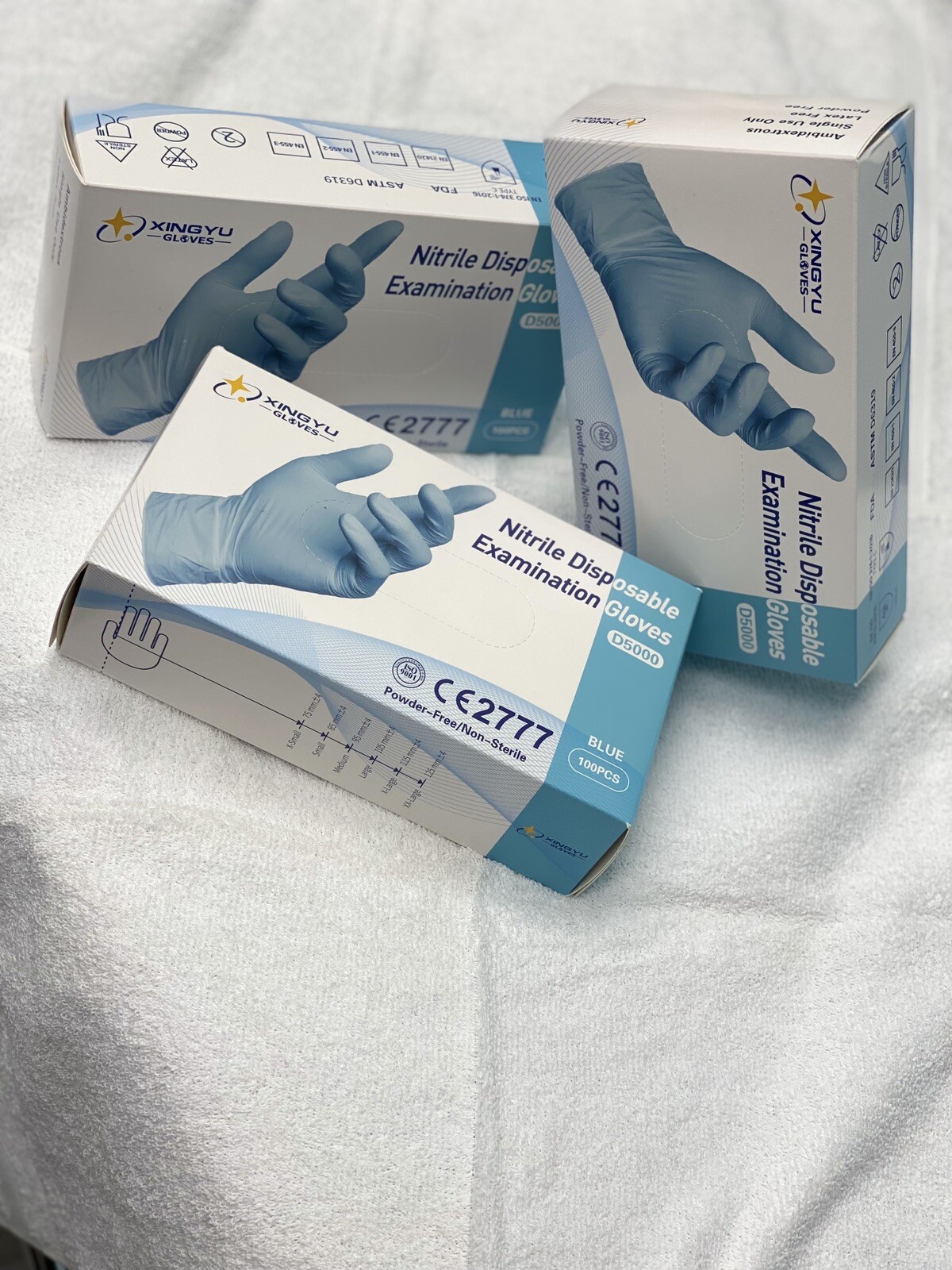 Medical Exam Gloves – Blue (100 Count)