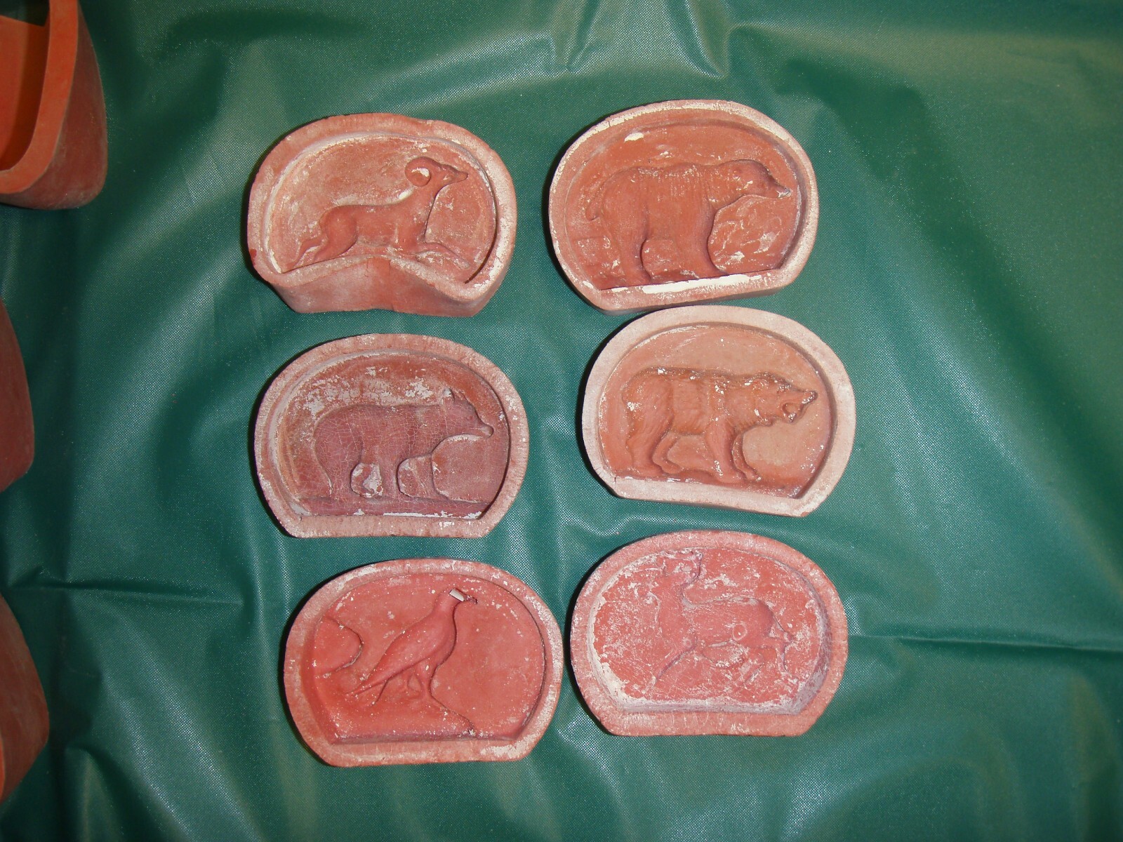 Used Dental Rubber Molds for bases Plus Animals
