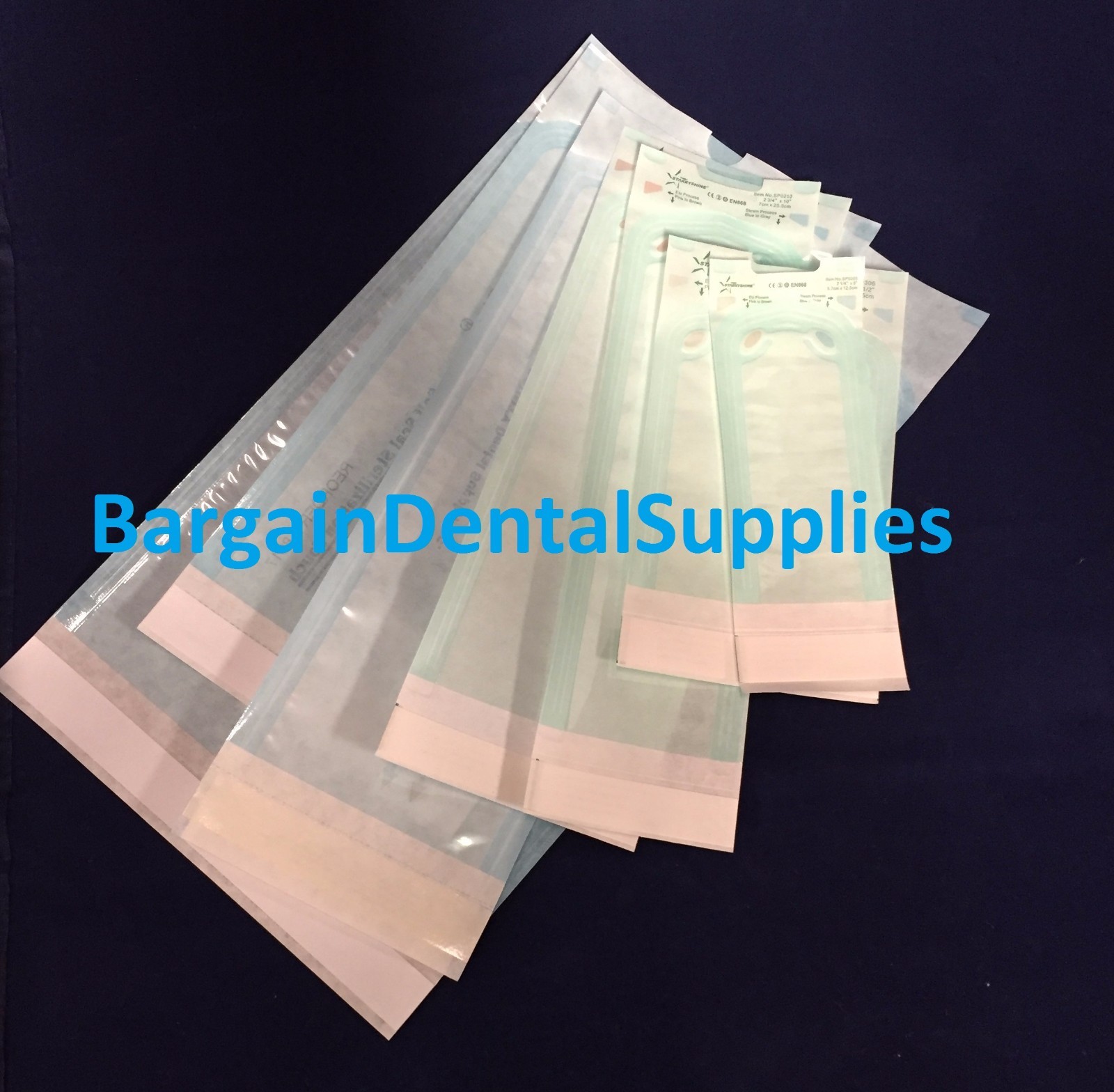 9600 Pcs Self-Sealing Sterilization Pouch QUATRO Indicators 3.5″x 6.5″
