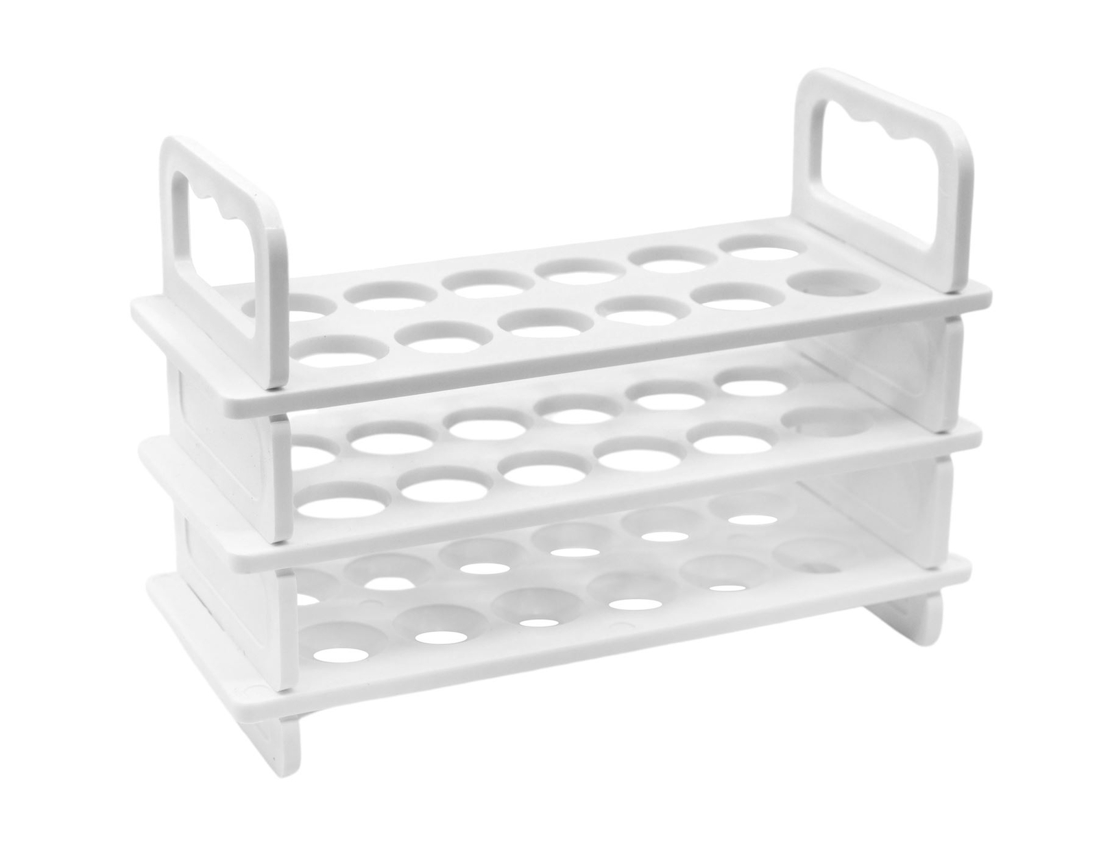 Test Tube Rack – 18mm x 12 Tube Capacity – Polypropylene Plastic – Eisco Labs