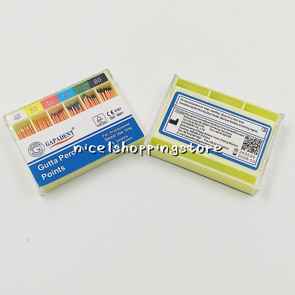Dental Endo Root Canal Absorbent Paper Point/Gutta Percha Point Taper 0.02-0.06