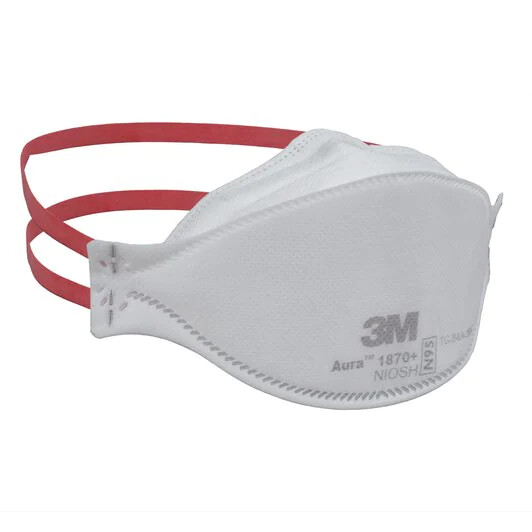 3M Aura 1870+ 20 Protective Face Masks NIOSH Approved N95 Particulate Respirator