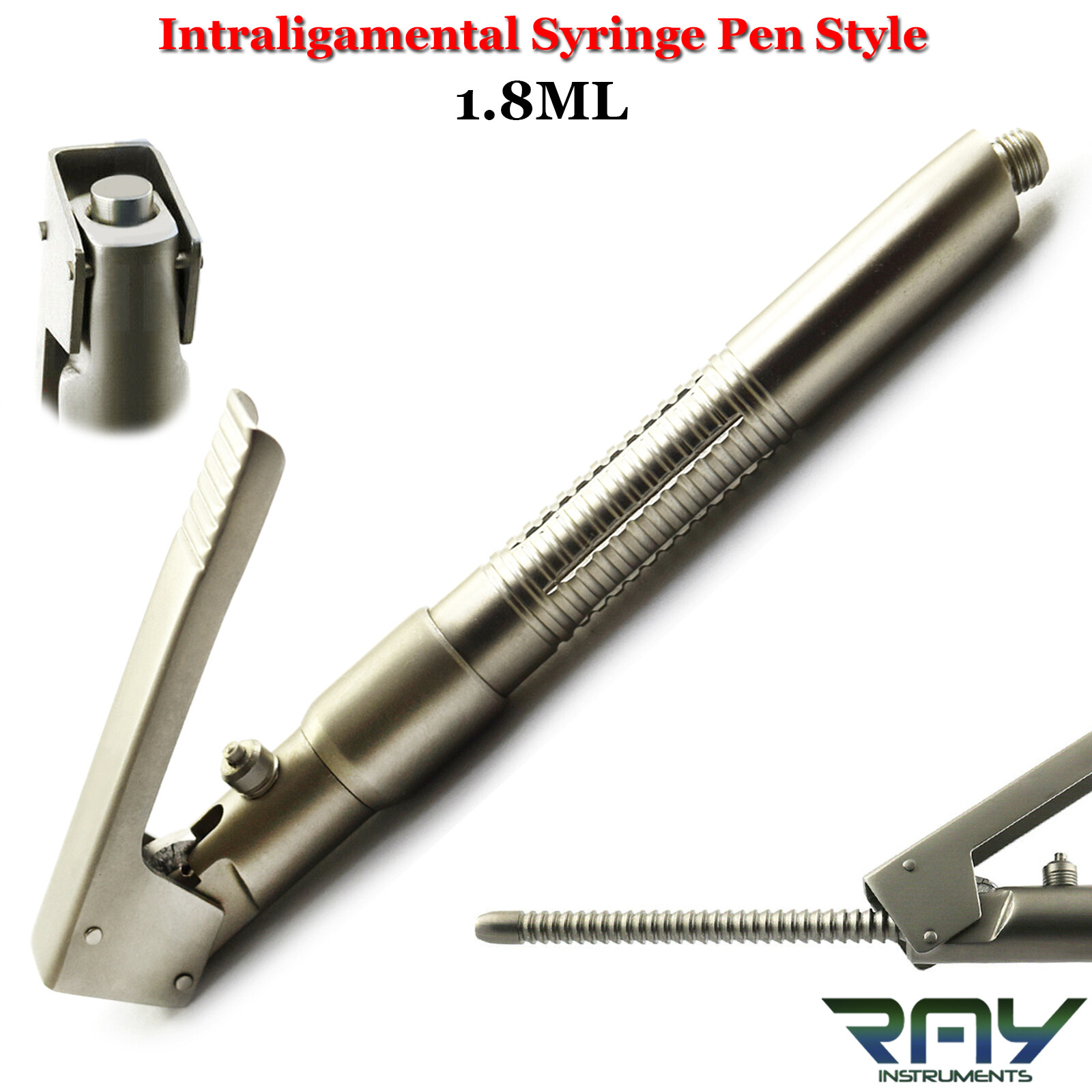 Intraligamental Dental Syringe Pen Style 1.8ml Implant PDL Injection Anesthetic