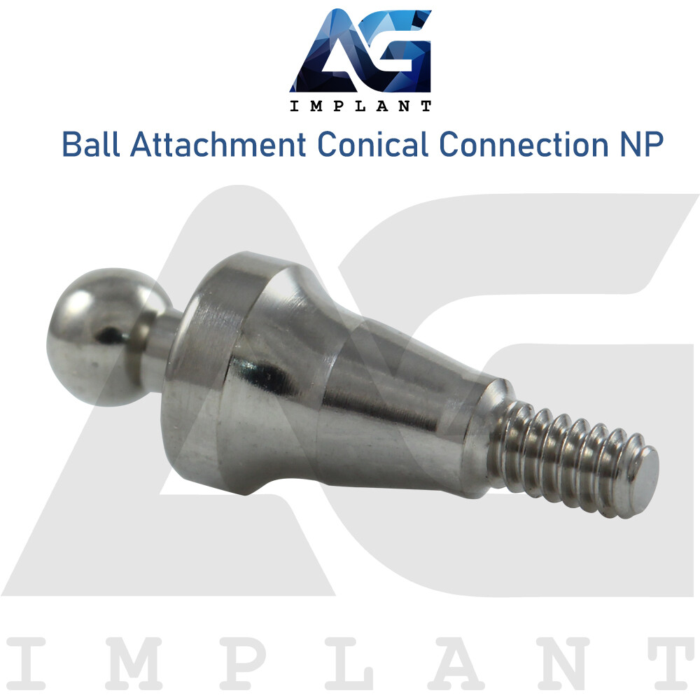Ball Attachment Soft Silicone Cap Set Conical Connection NP System 2.25mm