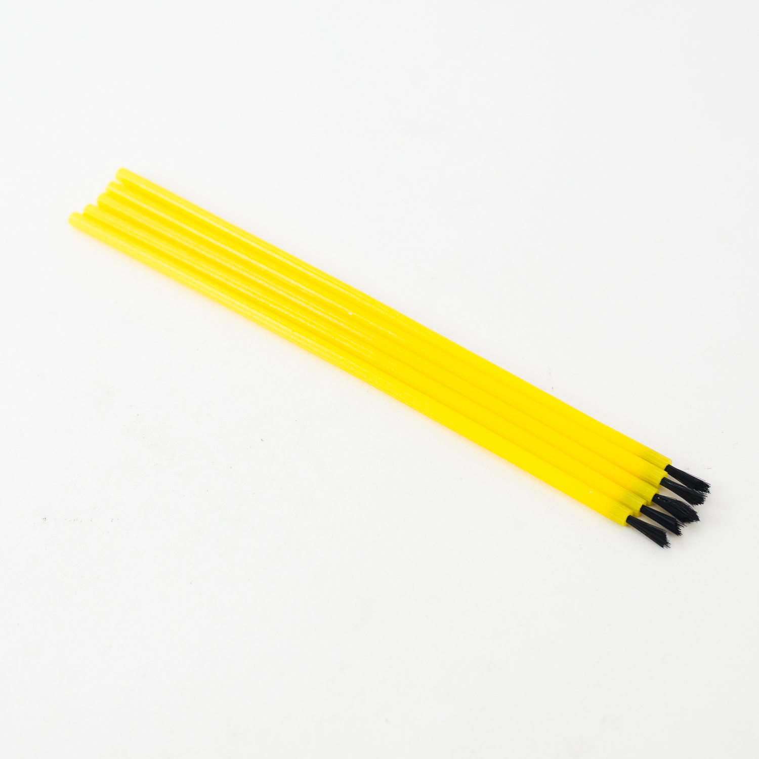 Dental Lab Disposable Brush Applicators Bendable 144 PCS (1 Box) Yellow