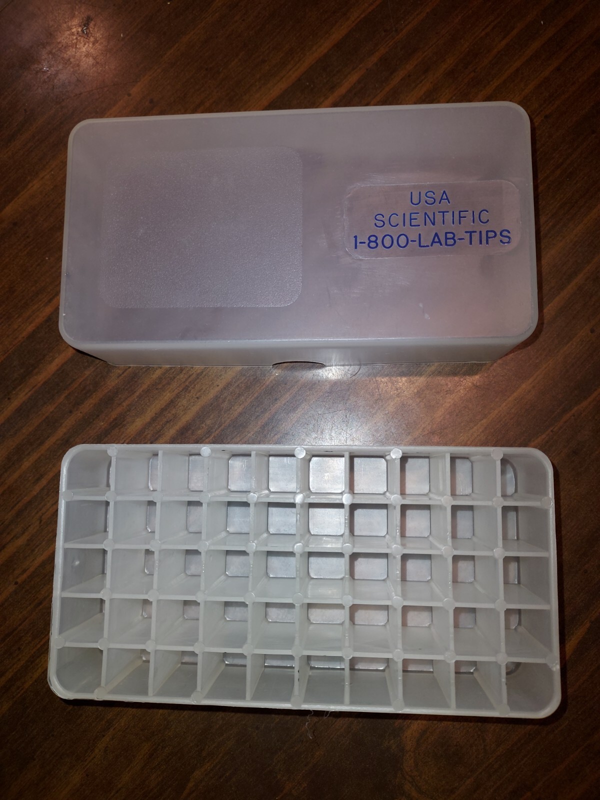 50-PLACE POLYPROPYLENE BOX Item #2350-0500 Rectangular polypropylene 50-place