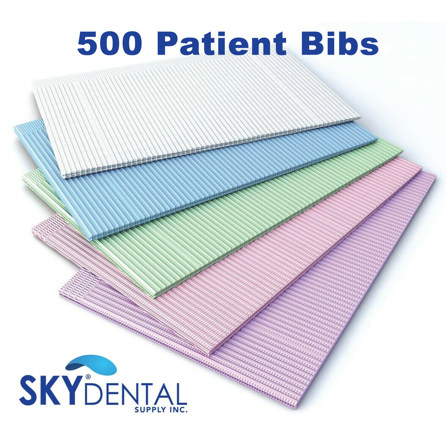 Patient Bibs (2+1)Ply Towels DENTAL MEDICAL TATTOO Disposable 18×13 bib 500/box