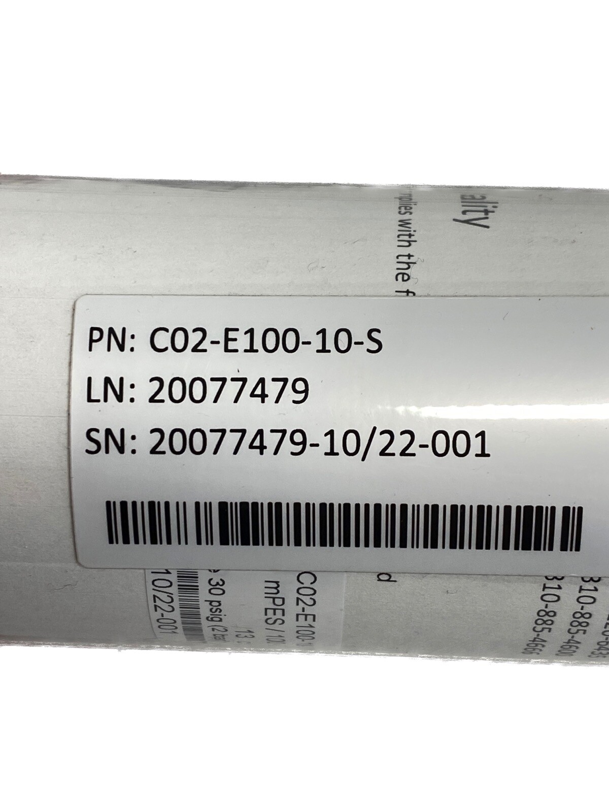 REPLIGEN MicroKros Hollow Fiber Filter Module 20cm 100kD mPES C02-E100-10-S
