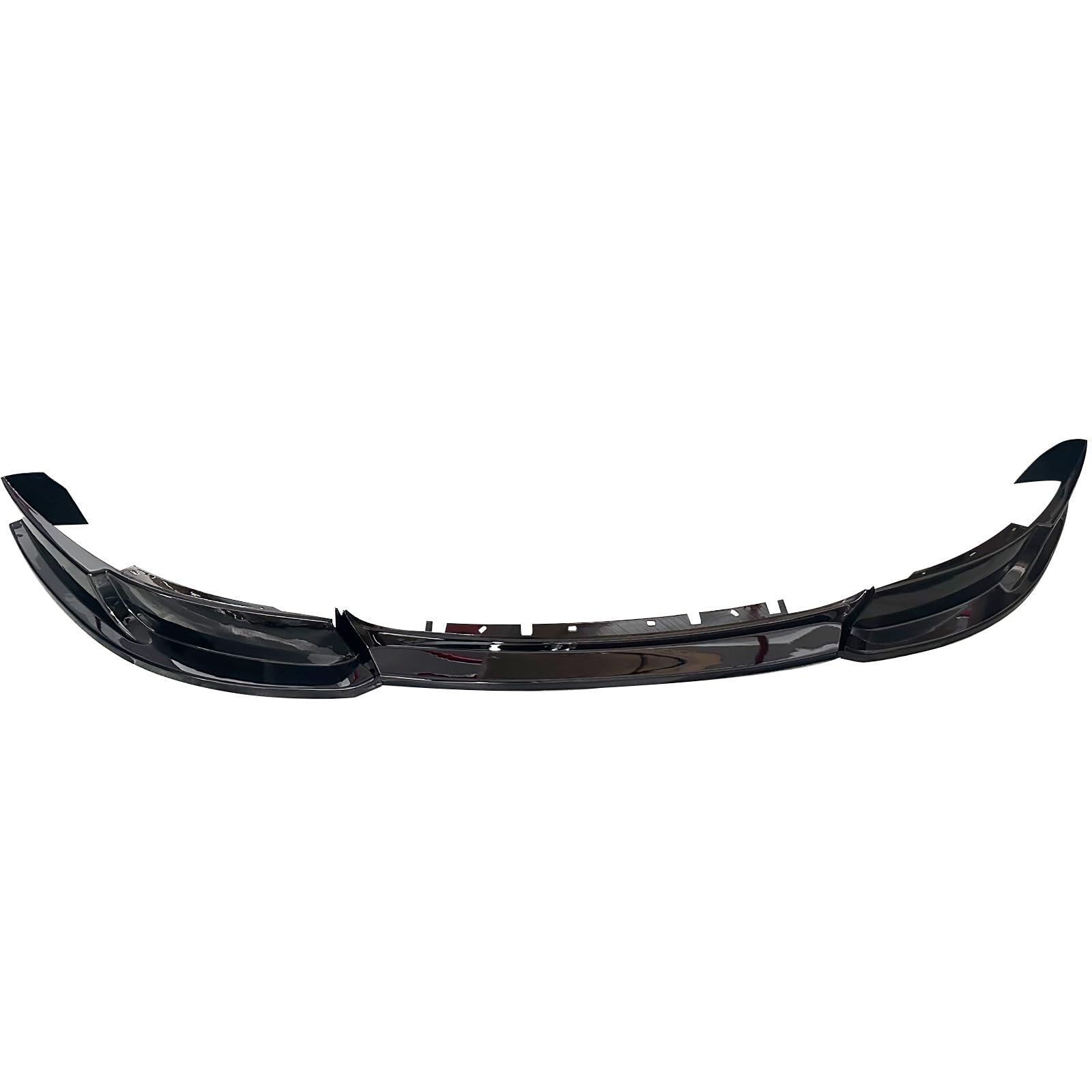 RTR Style Front Bumper Lip Splitter for 2013-2014 Mustang V6 GT Gloss Black ABS