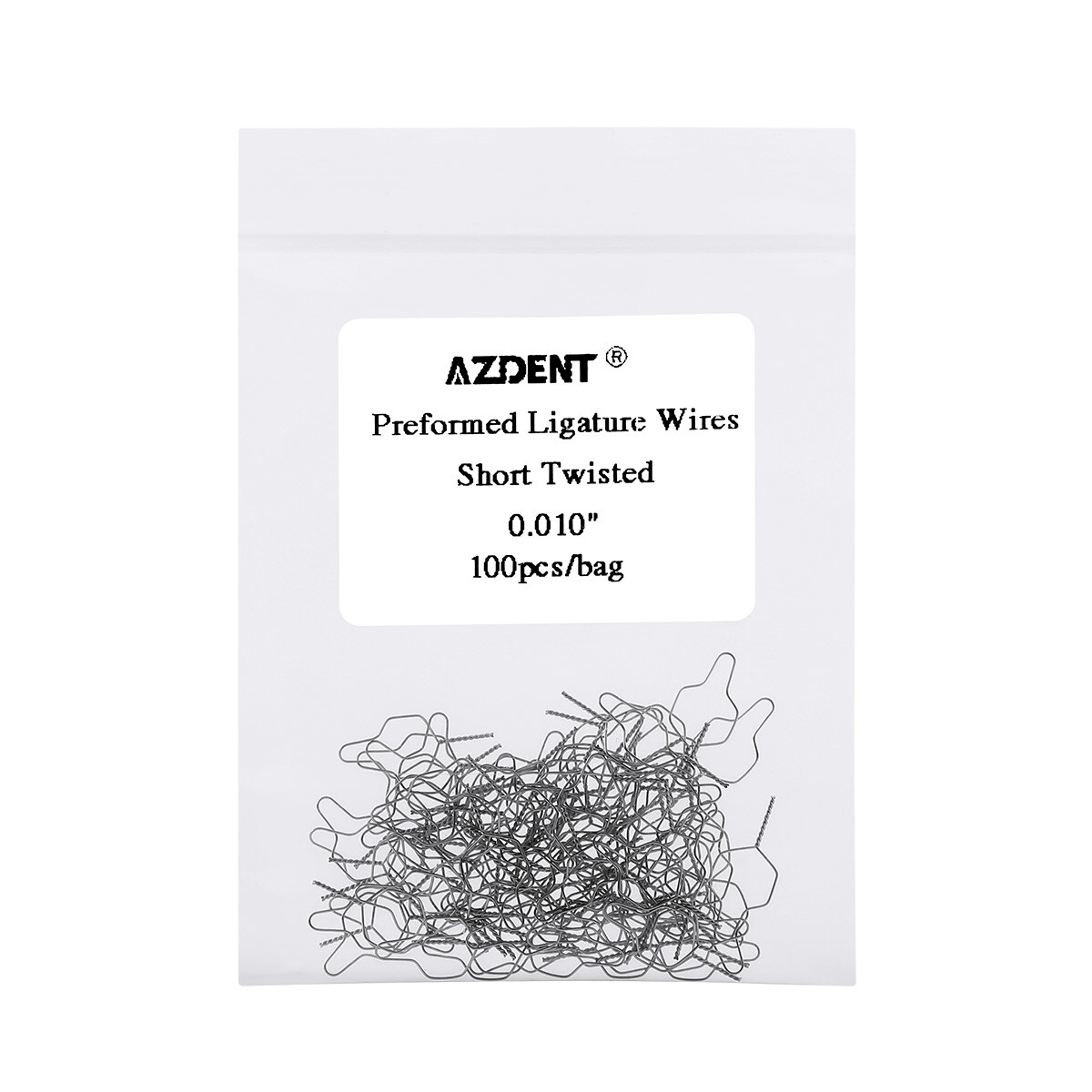 Dental Orthodontic Wire Preformed Ligature Ties Long Short Twisted 010 012 014