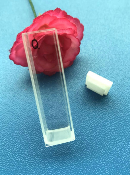 1PCS STANDARD JGS1 QUARTZ CUVETTES CUVETTE CELL OPEN TOP WITH LID 10mm 3.5ml U51