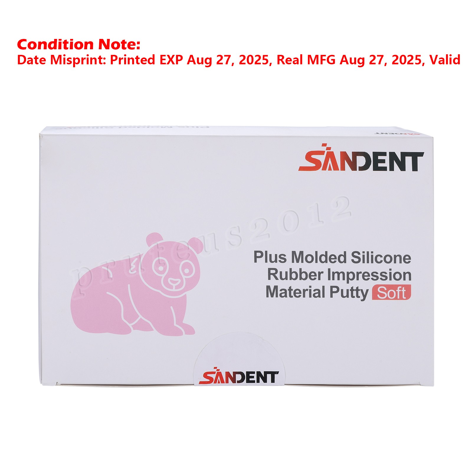 Dental Putty PVS VPS Impression Material Base Normal Set 2 x 400g