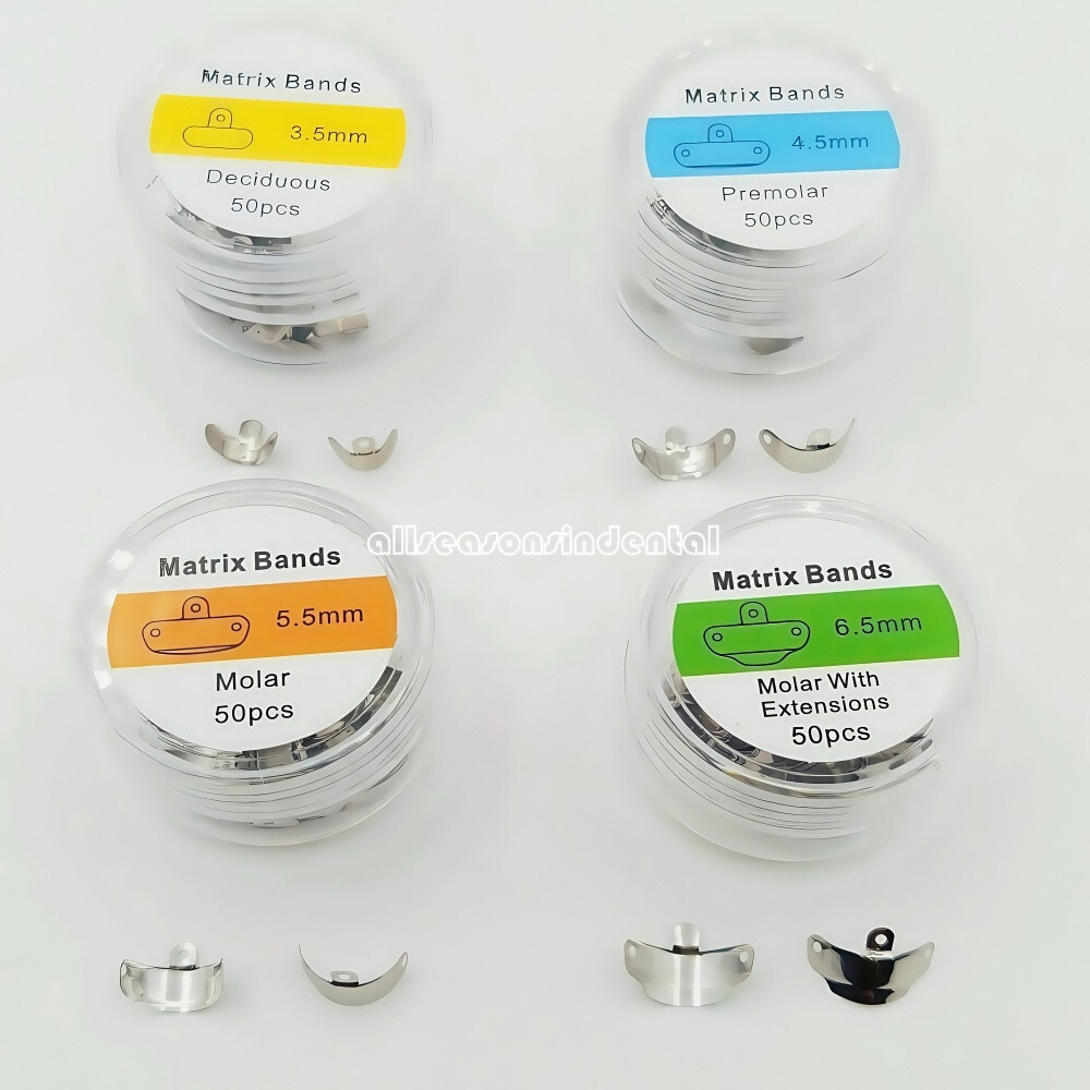 Dental Refill Matrix Bands 0.038mm Palodent V3 Style Sectional Contoured Matrice