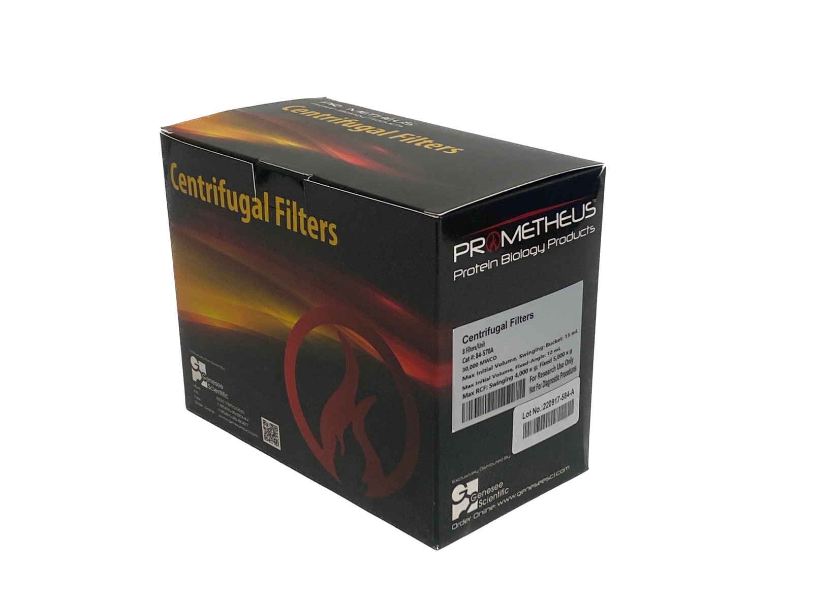 (8/Pk) GENESEE Prometheus PP 15mL Centrifugal Filters 30kDa MWCO PES 84-570A