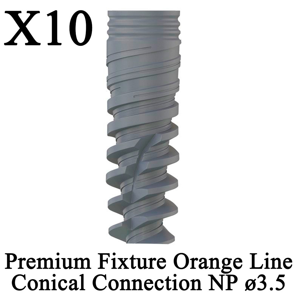 10pcs Premium Fixture Conical Connection Nobel Active Compatible NP Ø3.5
