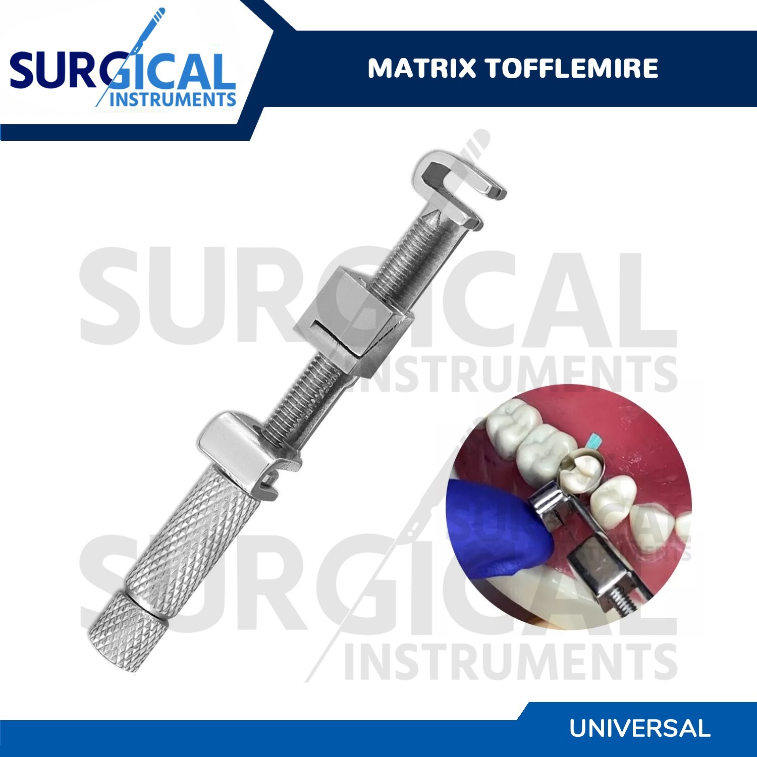 Matrix Tofflemire Retainer Universal Bands Dental Stainless Steel German Grade
