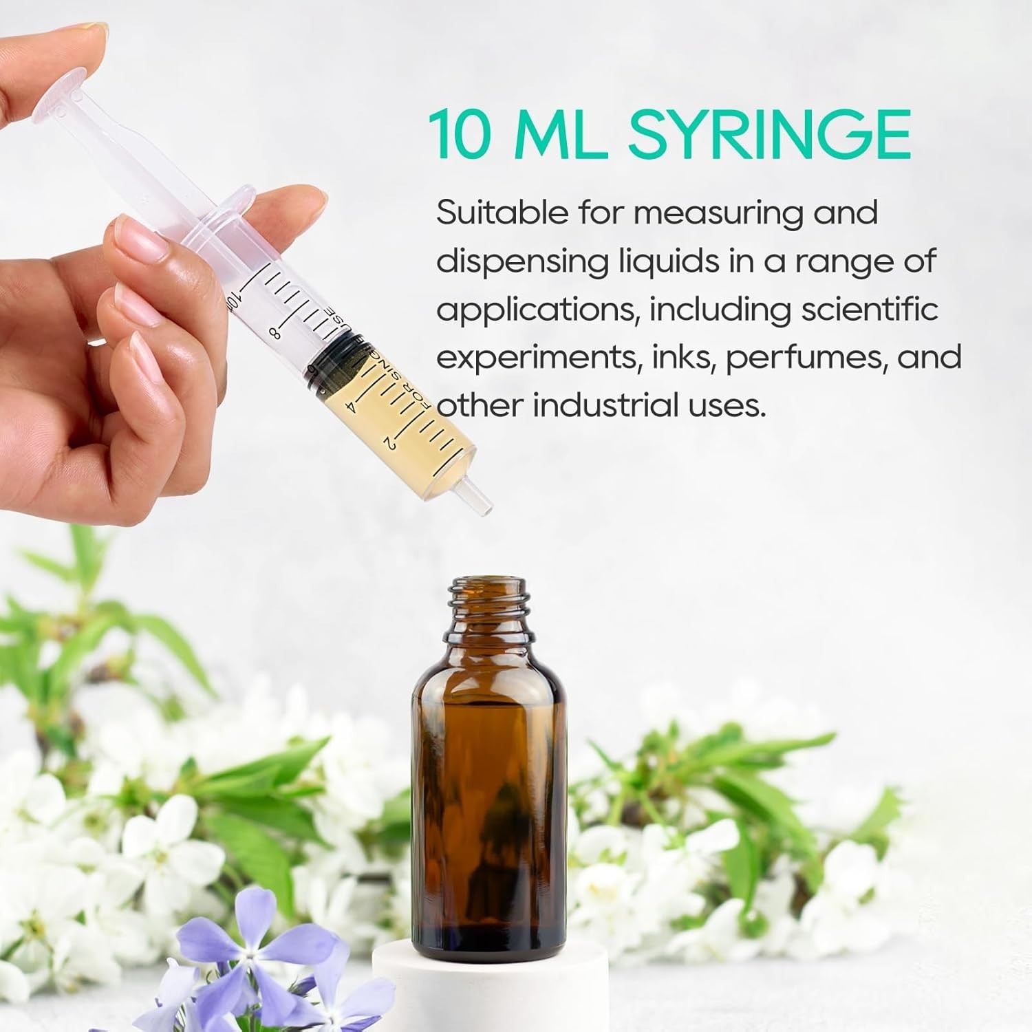 NEW 23 – 10ml Syringe Without Needle – 10 ml Small Plastic Syringes Sterile 10ML