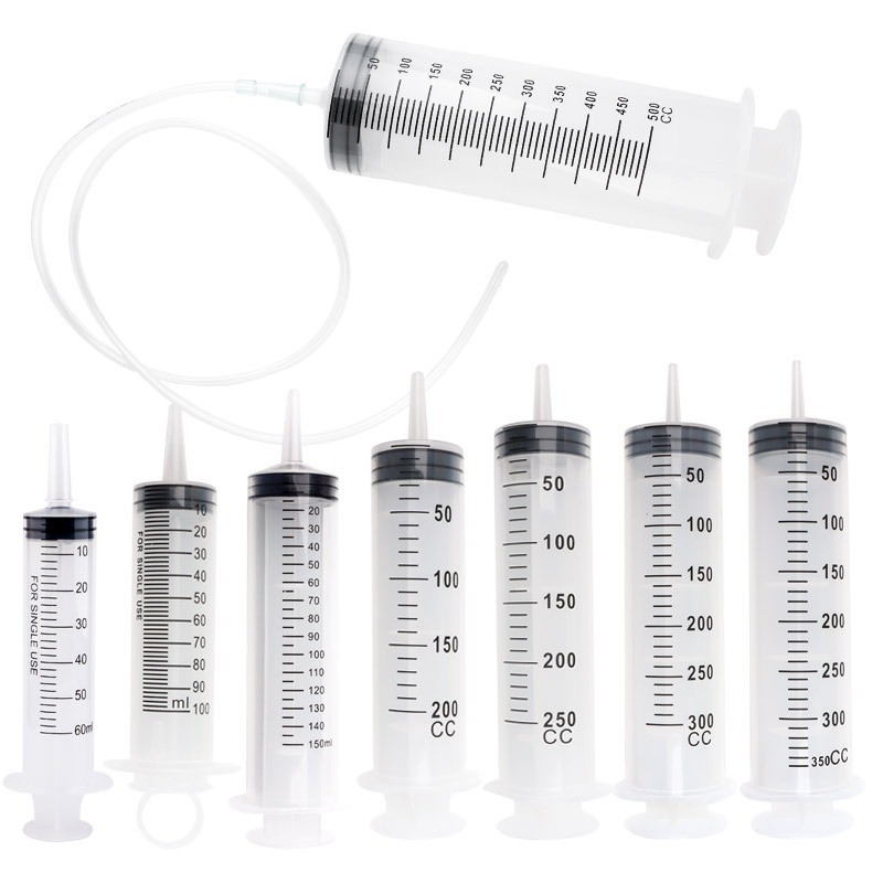 Syringe Hydroponics Nutrient Measuring Syringe Reusable Big 60-350ML