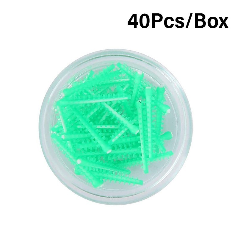 40Pcs Dental Adaptive Wedges Teeth Gap Wedge Fits All Matrix Bands Autoclave