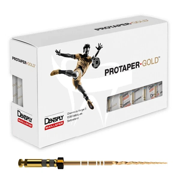 Dentsply ProTaper Gold Rotary Files F1,F2,F3,S1,S2,SX-F3 72 files packs Blister.