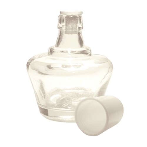 150ml Alcohol Lamp, Borosilicate 3.3 Glass, Plastic Cap, Karter Sci 232K2 (Pk6)