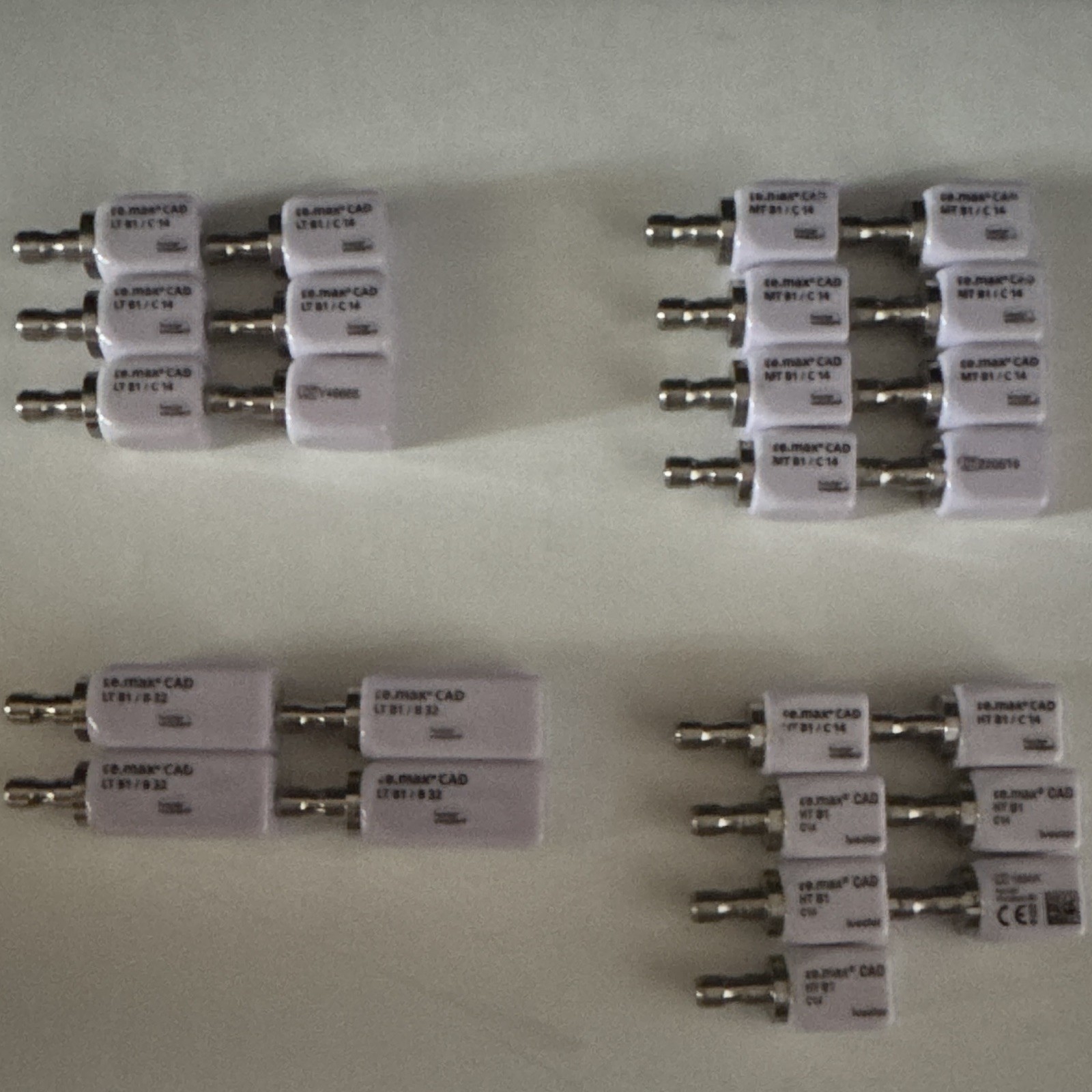 Ivoclar IPS E.max CAD For Cerec Block combo. B1 HT/LT/MT. Refer to photos