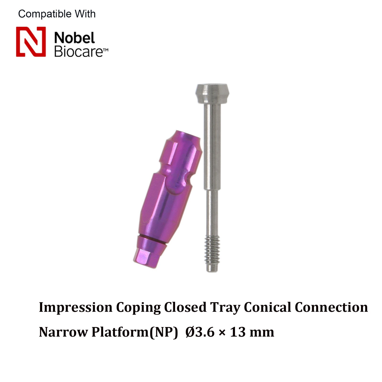 US Implant Scan Body / Analog / Transfer Coping for Nobel Biocare Active