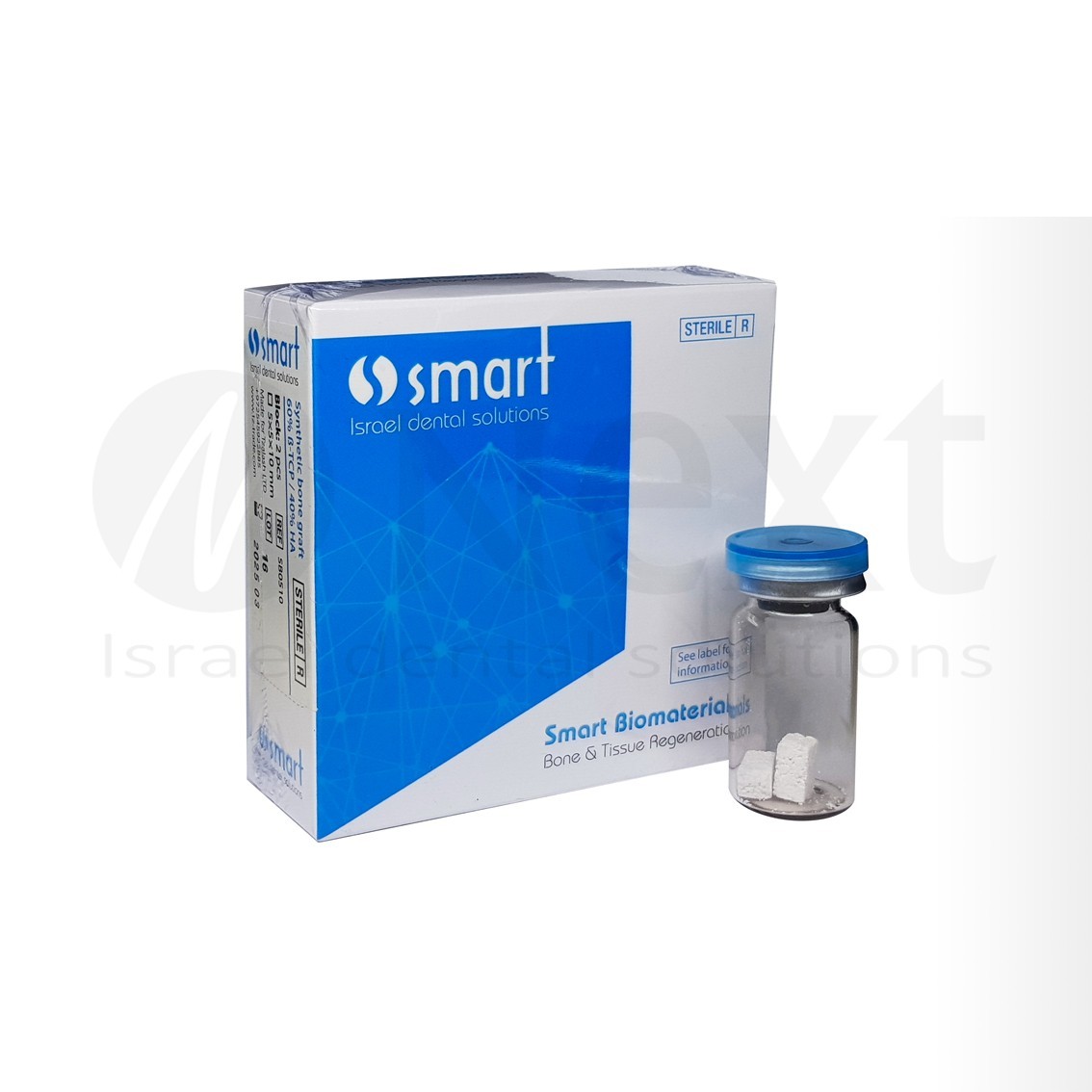 LOTx1 Sterile bone graft block synthetic NS-BONE Next 2 pcs 5x5x10 surgical
