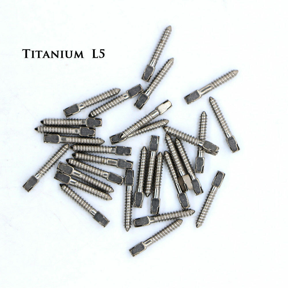30Pcs Dental Conical Screw Posts Root Canal Pins Titanium Assorted All Size