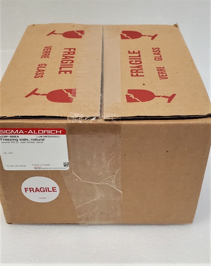 Sigma – Aldrich V3381-500EA Freezing vials, natural