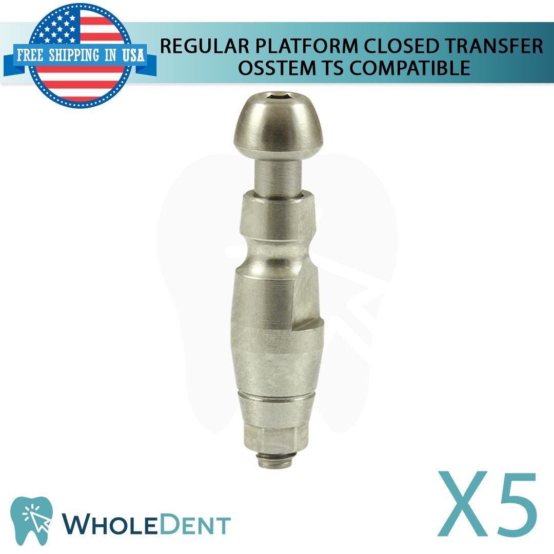5X Regular Closed Transfer Dental 2.5mm Osstem® TS Hiossen® ET Compatible Hex