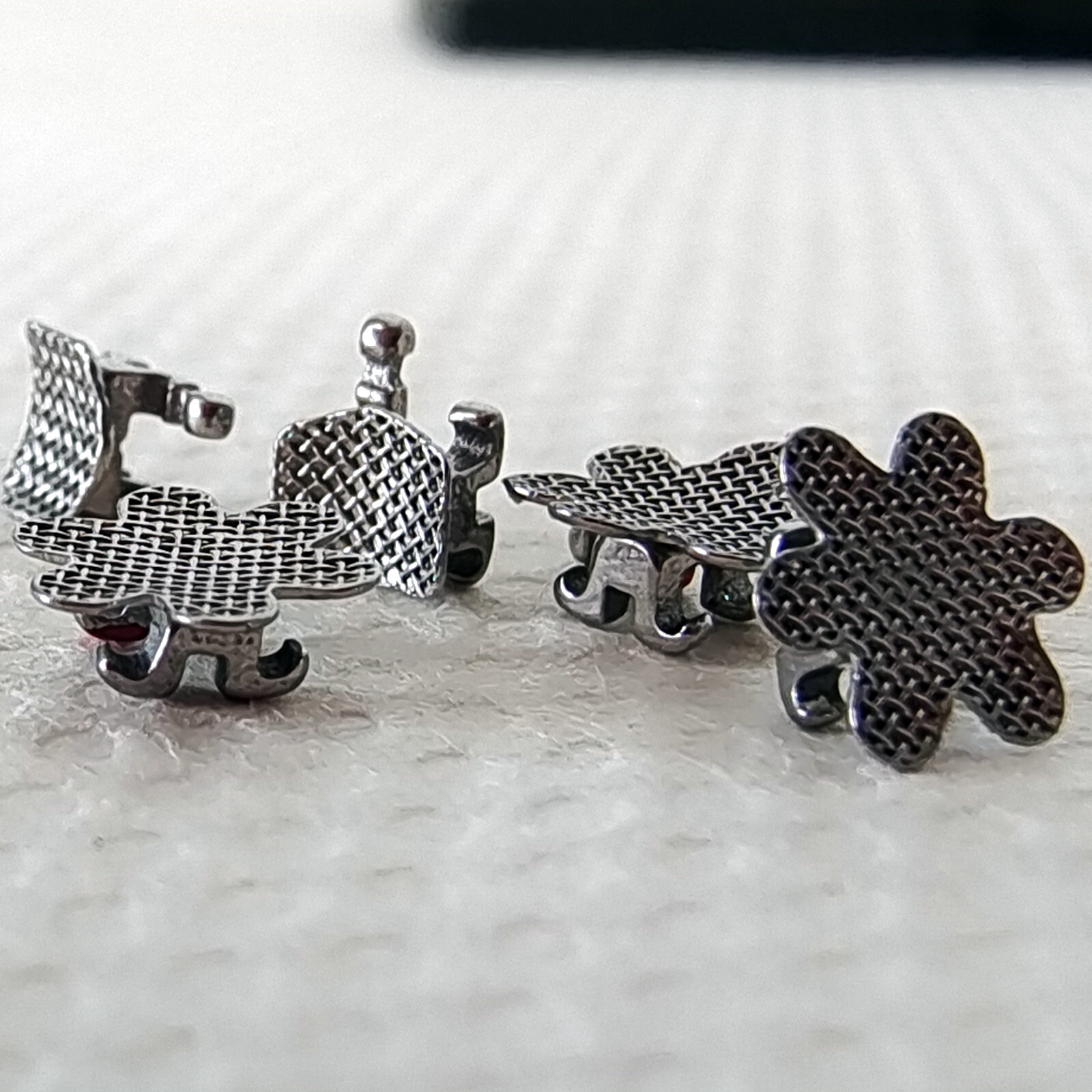 Dental Orthodontic Brackets Metal Cartoon Brace Star Flower Heart Diamond Mickey