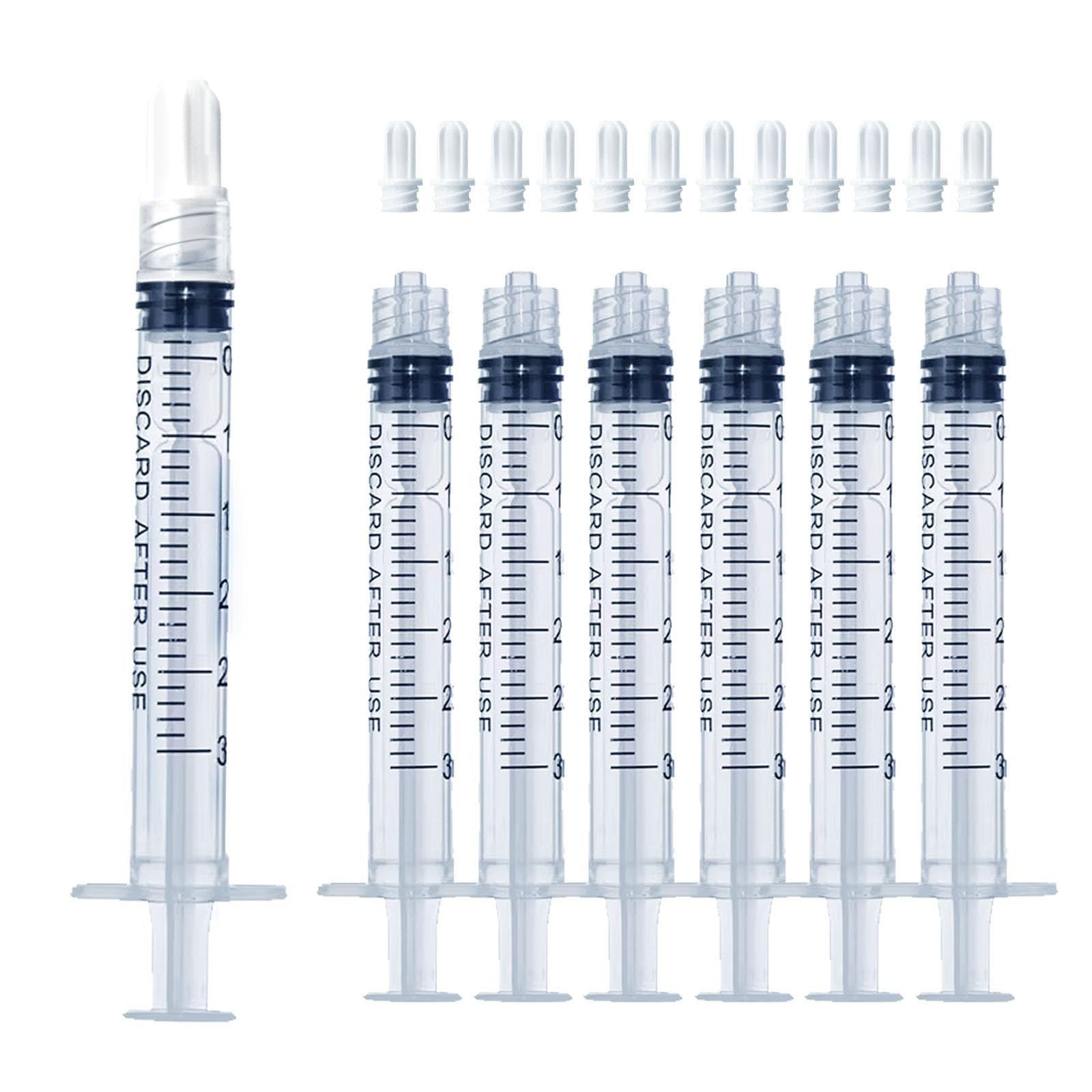 3mL Luer Lock Syringe (No Needle) – Sterile, Individually Wrapped – Pack 3ml