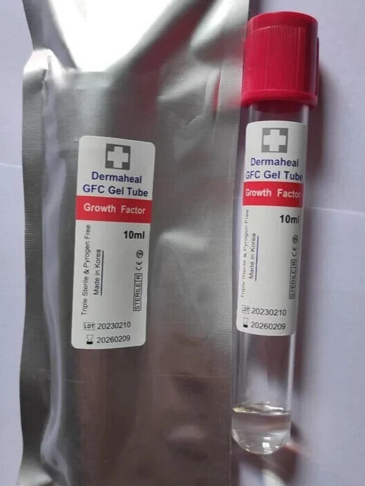 GFC Gel prp Tube, Growth factor Concentrate, 10ml Tube , Pack of 20 Pieces