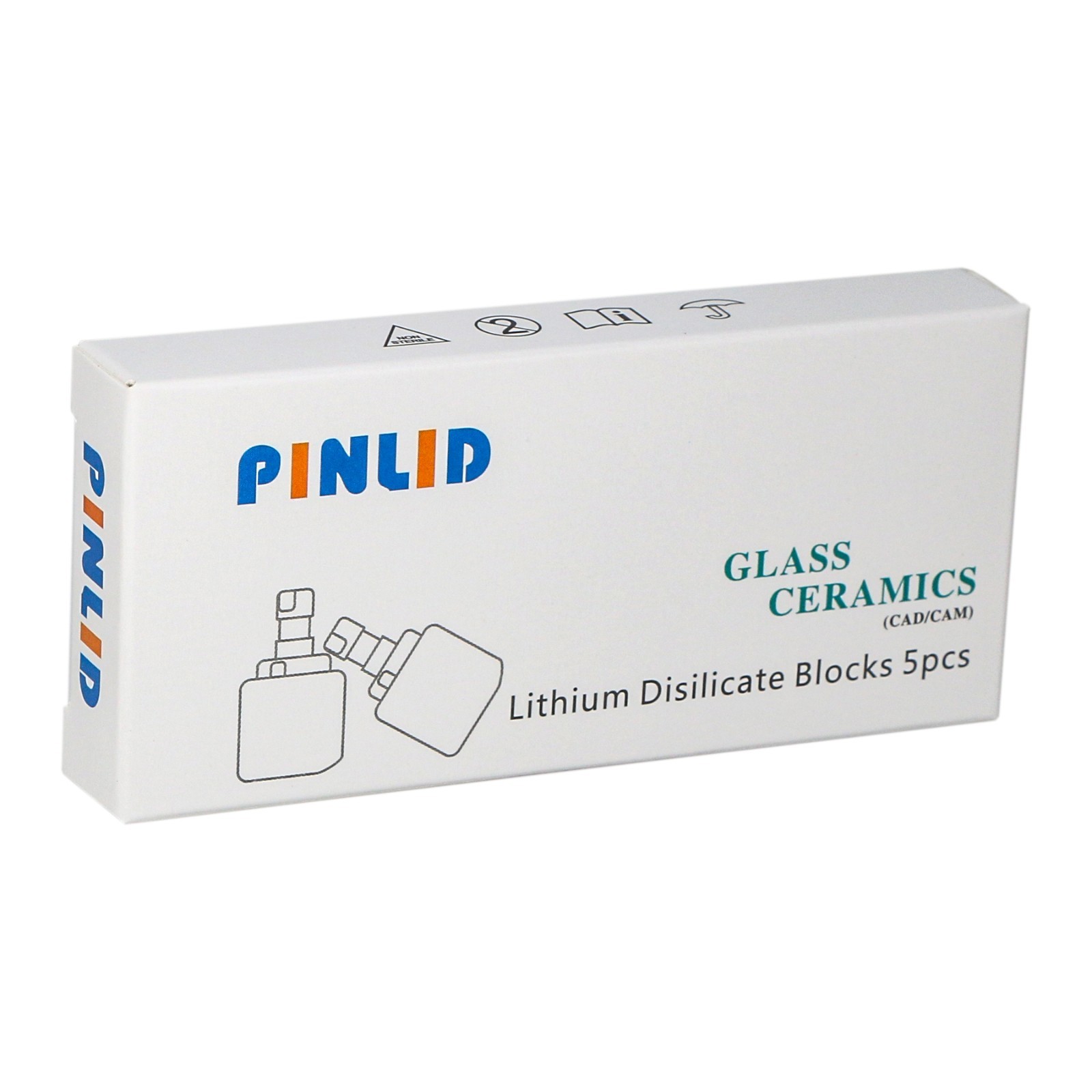 C14 Dental Emax Ceramic Blocks Lithium Disilicate Blocks CAD/CAM CEREC 5pcs/Box