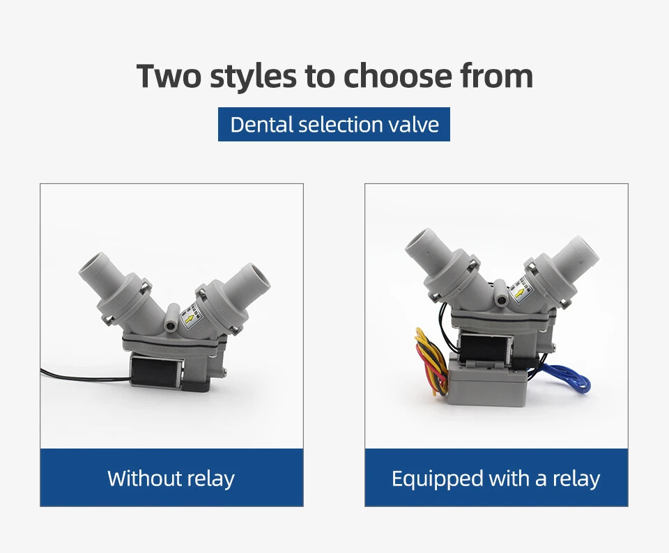 Dental Selection Valve Suction Unit Elctronically Controlled Position Valve