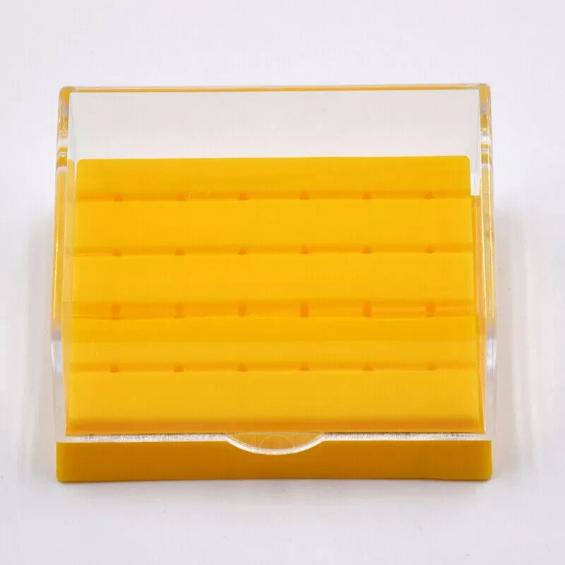 Dental 24/30/56/100/142/152 Holes Bur Holder Block Disinfection Box 12 Types