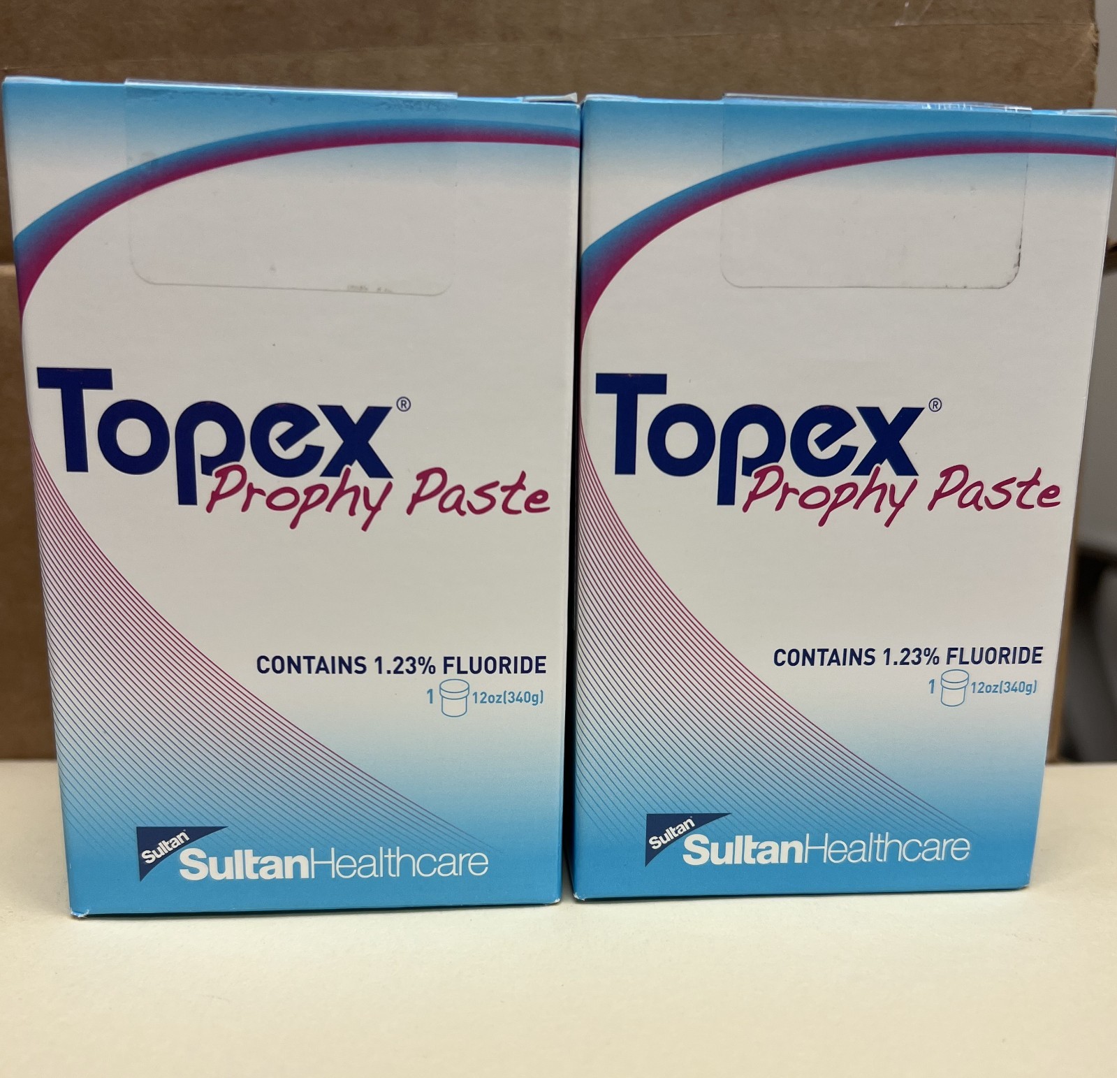 Sultan Topex Prophy Paste Jar 30022 Coarse Grit Mint 12oz x 2 boxes