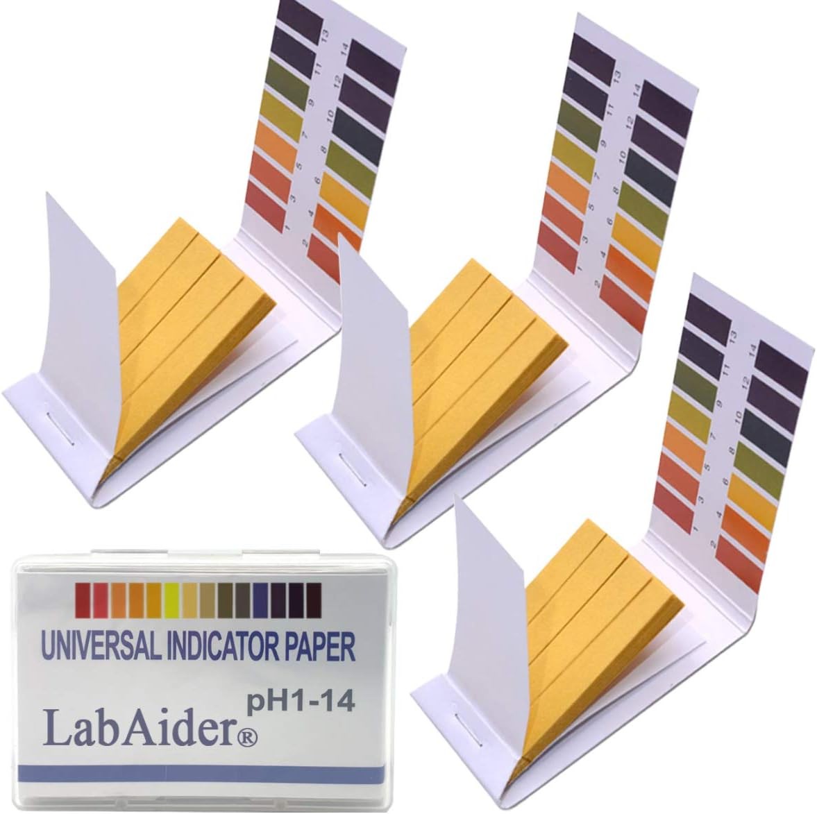 320x pH Indicator Test Strips 1-14 Laboratory Paper Litmus Tester Urine Saliva